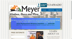Desktop Screenshot of meyerwindowanddoor.com